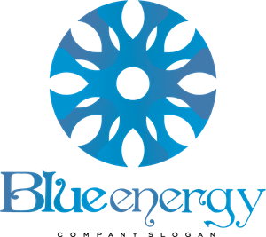 Blue Energy Logo Vector