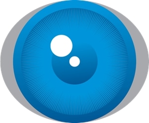 Blue Eye Logo PNG Vector