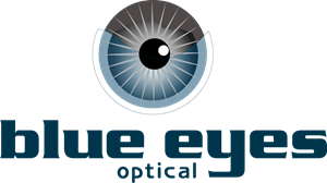 Blue Eyes Optical Logo PNG Vector