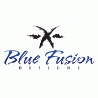 Blue Fusion Designs Logo Vector