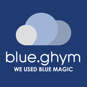 Blue Ghym Logo Vector