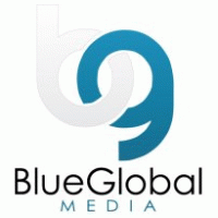 Blue Global Media Logo PNG Vector