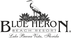 Blue Heron Beach Resort Logo Vector