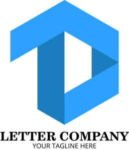 Blue Letter D Company Logo PNG Vector