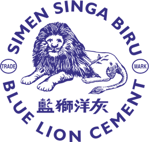 Blue Lion Logo PNG Vector