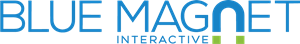 Blue Magnet Interactive Logo Vector