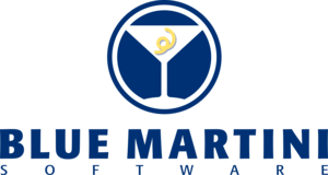 Blue Martini Software Logo PNG Vector