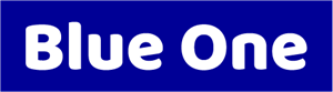 Blue One Logo Vector