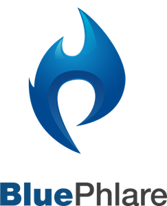 Blue Phlare Logo Vector