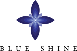 Blue Shine Logo PNG Vector