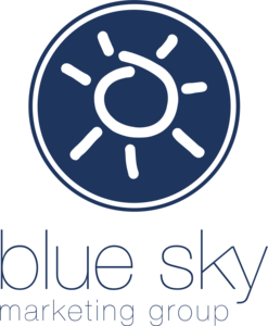 Blue Sky Marketing Logo PNG Vector