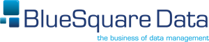 Blue Square Data Logo PNG Vector
