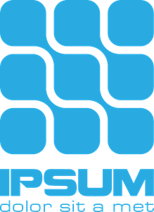 Blue Technology Shape Logo PNG Vector