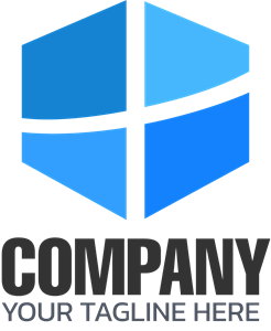 Blue Windows Company Logo Vector