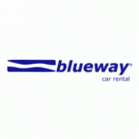 Blueway Car Rental Logo PNG Vector