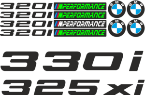 BMW 320 I 330 I Logo PNG Vector