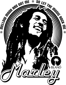 bob marley • wailers • reggae • rasta Logo Vector
