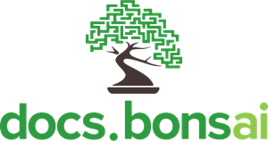 Bonsai Logo PNG Vector