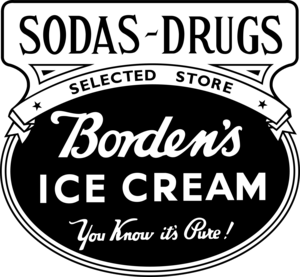 Borden's Ice Cream Logo PNG Vector