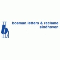 Bosman Letters & Reclame Eindhoven Logo Vector