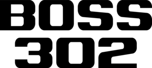 BOSS 302 (Ford Mustang) letter Logo PNG Vector