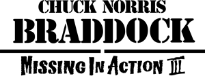 Braddock – Missing in Action 3 Logo Vector