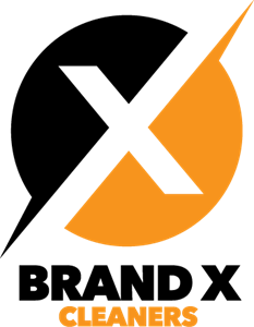 Brand X Cleaners Logo Vector