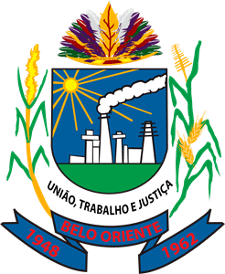 Brasão Belo oriente MG - Prefeitura belo oriente Logo Vector