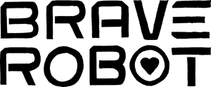 Brave Robot Logo PNG Vector