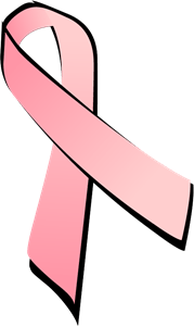Breast Cancer Ribbon Logo PNG Vector