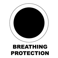 BREATHING PROTECTION SIGN Logo Vector