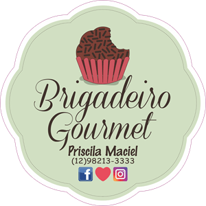 Brigadeiro Priscila Logo PNG Vector