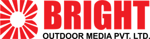 Bright Outdoor Media Logo Vector