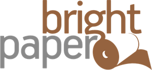 Bright Paper Logo Vector