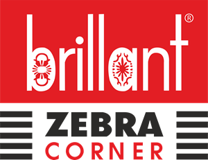 Brillant Zebra Corner Logo PNG Vector