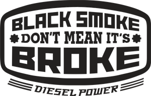 Broke Black Smoke Logo Vector