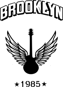 Brooklyn 1985 Rock Band Logo PNG Vector