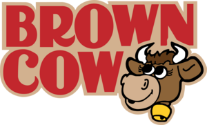 Brown Cow Logo PNG Vector