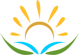 Brush Sun Art Logo PNG Vector