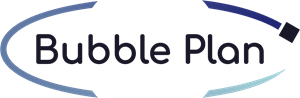 Bubble Plan Logo Vector