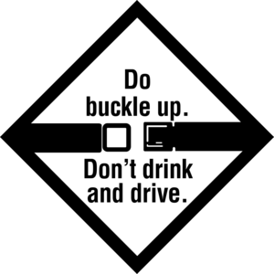 BUCKLE UP DONT DRINK Logo PNG Vector