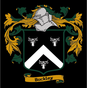 Buckley Family English Crest Logo Vector