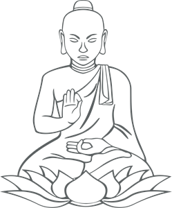 Buddha Logo PNG Vector