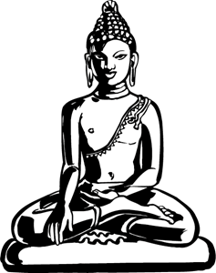 Buddha Logo PNG Vector
