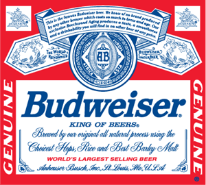 Budweiser Beer Logo PNG Vector