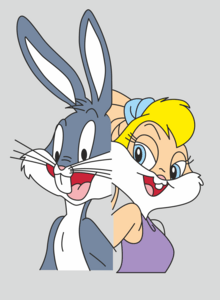 Bugs Bunny love Logo PNG Vector