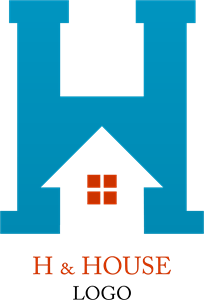 Building H Letter Logo Vector