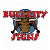 Bull City Signs Logo Vector