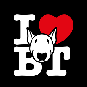 Bull Terrier Logo PNG Vector