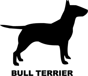 BULL TERRIER STICKERMANIA Logo PNG Vector